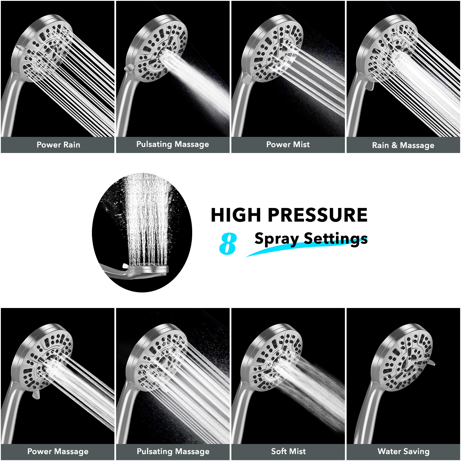 Cshidworld High Pressure Filtered Handheld Shower Head photo 3