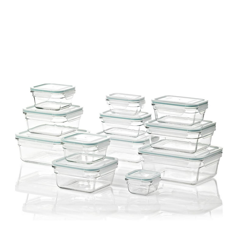Members Mark 24-Piece Glass Food Storage Set, Clear