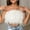 White, variant on Womens Off Shoulder Bra Top Women's Casual Sexy Hollow Out Suspender Vest With Top Bra Top Inside Tops