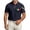 Navy, variant on Casual Shirts for Mens Italian National Day Themed Print Classic Fit Mens Graphic T-Shirts,Black,6XL