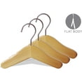 thumbnail image 2 of INTERNATIONAL HANGER 6 inch Natural Wood Hanger for Doll, Pet, or Infants, 6 Pack, 2 of 3