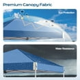 thumbnail image 6 of Aoodor 10' x 10' Pop-Up Canopy Tent with Roller Bag, Outdoor Portable Instant Shade-Blue, 6 of 13