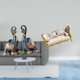 thumbnail image 2 of Figura de elefante,Figuras de elefantes,estatuas,adornos de animales,Escultura coleccionable para dormitorio,decoración del hogar,regalo.,sofá de casa de muñecas,Muebles para casa de, 2 of 8