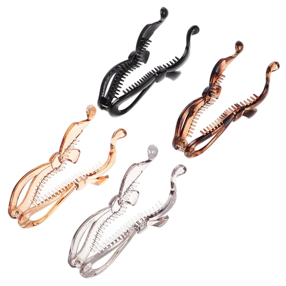 LOLIPPYY 4pcs Banana Clip Thick Hair for Various Occasions Hair Styling for Women