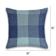 thumbnail image 3 of Herringbone Check Cotton Cushions Set of 2 Poly Filled With Zipper Machine Washable, 3 of 5