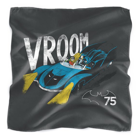 Batman Vroom Batman 75 Bandana (21 in x 21 in)