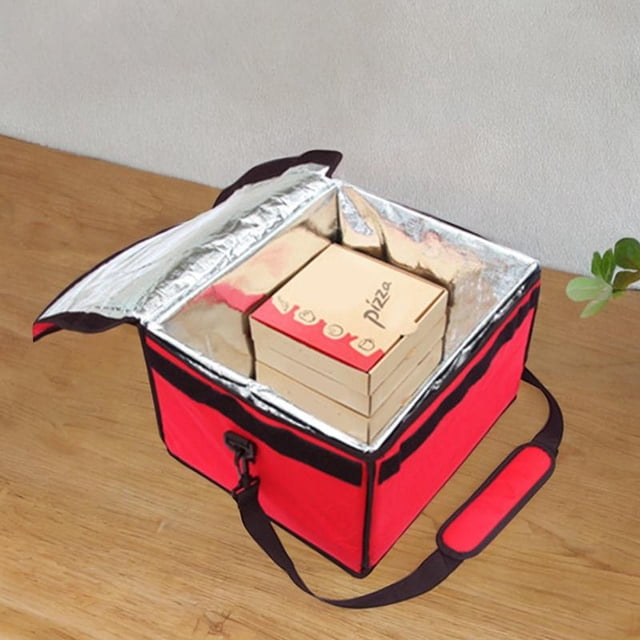 Pizza Desvelivey Bolsas de pizza aisladas Bolsas de alimentación Bolsas de entrega de alimentos para compras al aire libre de compras al aire libre.