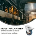 thumbnail image 3 of OULII Braked Casters PVC Flat Wheels with Silent Function for Trolley Chair 1Set, 3 of 6