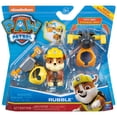 thumbnail image 2 of Figura de Rubble de Paw Patrol con 2 Uniformes para Colocar, 2 of 5