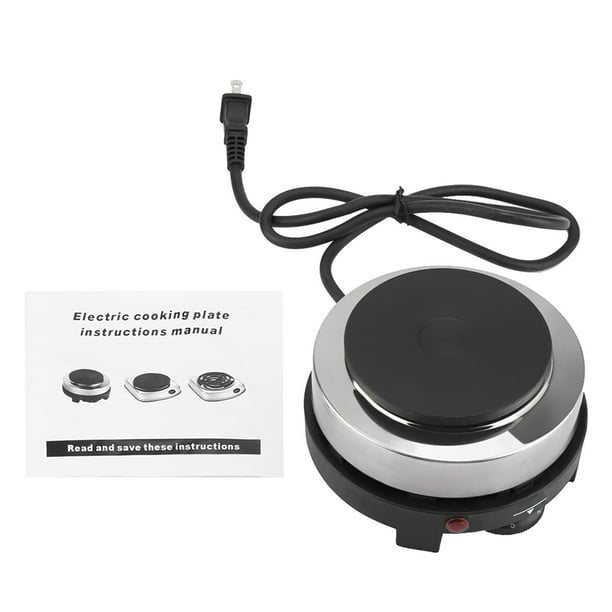 Estufa eléctrica portátil de 500 W, placa calefactora multifunción para el hogar
