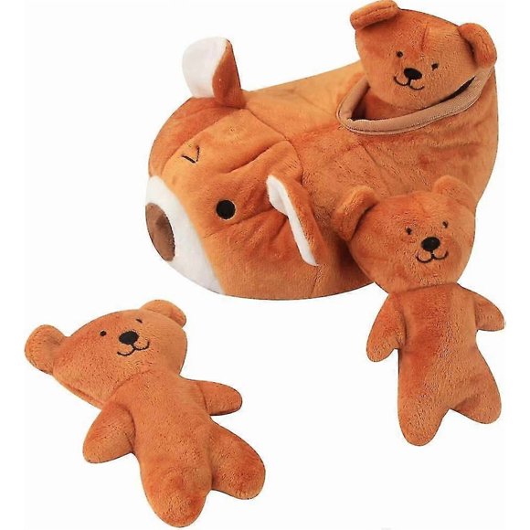 2024,dog Puzzle Toy, Slipper Nest Squeaky Dog Toy Plush Dog Puzzle Toy Interactive Dog Brain Game Banmo