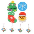 thumbnail image 6 of SEWOART 6Sets Small Christmas Shaped Erasers Multi Function Erasers for Home Use, 6 of 8