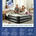 Ophanie 18 Inch High Air Mattress Queen with Built in Pump, Elevated