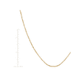thumbnail image 3 of Women's Welry 0.55 mm Classic Box Chain Necklace in 10kt Yellow Gold, 17" + 2", 3 of 7