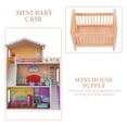 thumbnail image 3 of MasteelfCA Mini Maison Lit Miniature Mini Lit Accessoires Mini Maison pour Enfants Jouet Mini Maison 1:12, 3 of 8