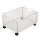 thumbnail image 1 of Organizador de archivos colgante de malla, carrito móvil de archivos de malla con ruedas, estantería móvil, 48x25x23cm, 1 of 9