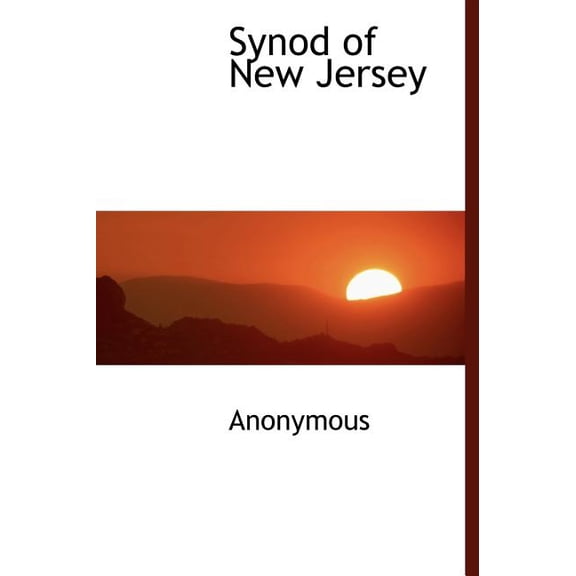 Synod of New Jersey (Hardcover)