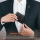 thumbnail image 5 of Billetera RUNBOX, delgada, de piel, para billetes, con bloqueo RFID, para hombre, 5 of 8