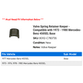 thumbnail image 2 of Valve Spring Retainer Keeper - Compatible with 1973 - 1980 Mercedes-Benz 450SEL Base 1974 1975 1976 1977 1978 1979, 2 of 2