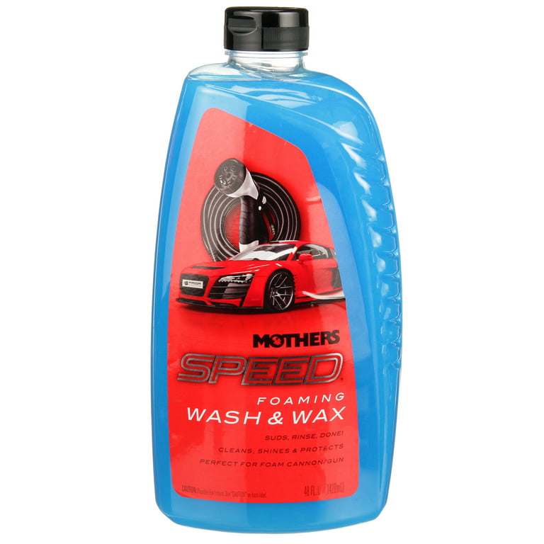 MOTHERS 15724 Speed Spray Wax - Shines & Protects - Color Enhancers - 24  fl. oz. 