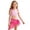 Z8-Pink, variant on Shadoumai Girls Swimsuits Size 10-12 Cutout Bikini Drawstring Tankini Set 2Piece Ruffle Bathing Suit