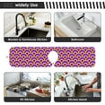 thumbnail image 6 of Coolnut Colorful Scales Mermaid Sink Splash Guard for Faucet 2 Packs Faucet Absorbent Mats, Summer Fashion Faucet Handle Drip Catcher Quickly Drying Mat for Kitchen Counter Bathroom, 30"x5.5" RV, 6 of 7