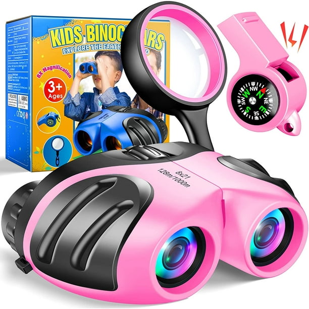 Binoculars for Kids, 8x21 HighResolution Binoculars Set Toy for Bird Watching Educational