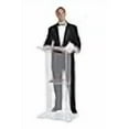 thumbnail image 3 of Oklahoma Sound 401S Clear Acrylic Lectern With Shelf, 3 of 4
