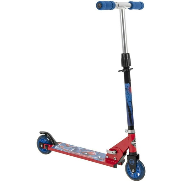 Marvel Spider-Man Boys' Inline Folding Aluminum Scooter, by Huffy