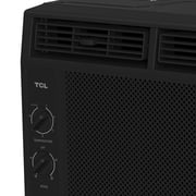 TCL 5,000 BTU Mechanical Window Air Conditioner (Black) - Two-in-One Cooling & Fan, 7 Temperature Settings, Dual Fan & Cooling Speeds, Compact Fit, Washable Filter, Cools up to 150 Sq ft - W5WM-B3