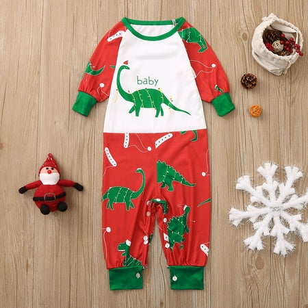 

women Christmas pajamas for family matching outfits son daughter sets soft Green Christmas Toddler Baby Letter Print Top Blouse+Pants Family Clothes Pajamas
