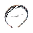 Barrettes Plastic Teeth Headbands For Women Multicolors Non Slip Tooth
