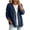Dark Blue, variant on Edvintorg Jean Jacket Women Long Sleeve Loose Casual Button Down Denim Coat with Pocket Womens Fashion Light Blue XL