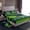 Green Deepblue, variant on jejeloiu Rugby Game Gaming Twin Sheet Sets,Yellow Football Helmet Bedding For Teens 3-Piece