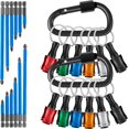 thumbnail image 1 of HUGFEGWE 12PCS Bit Holders 1/4 Socket Quick Release Bit Holder Hex Shank Screwdriver Bit Holder for Impact Driver Drill Bit Keychain Extension Bar for Tools & Home Improvement Gift (12PCS-B), 1 of 7