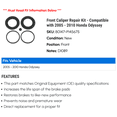 thumbnail image 2 of Front Caliper Repair Kit - Compatible with 2005 - 2010 Honda Odyssey 2006 2007 2008 2009, 2 of 2