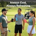 thumbnail image 2 of DUALIE 3 in 1 Insulated Can Cooler - Universal Size for 12 oz Cans, Slim Cans, and Bottles - Glacier, 2 of 6