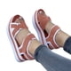 thumbnail image 4 of Amzcrzy Zapatos de mujer,Zapatos de mujer,Zapatillas de mujer, Sandalias de tacón bajo para mujer, cómodas, informales, con punta redonda Sandalias Mujer Zapatillas De Casa, 4 of 4