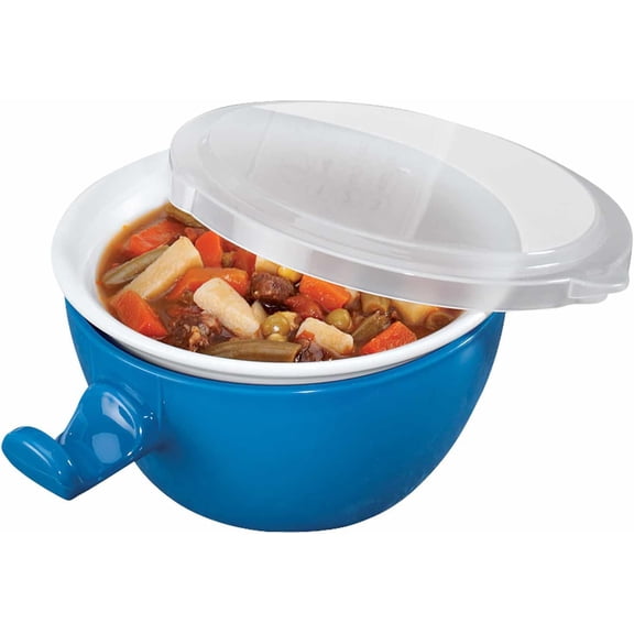 Ceramic Handy Gourmet Cool Touch Microwave Bowl