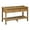 Brown, variant on ModFusion Elevated Garden Bed Durable HIPS Wood, 2-Tier Shelf, Easy Assembly, Outdoor Use