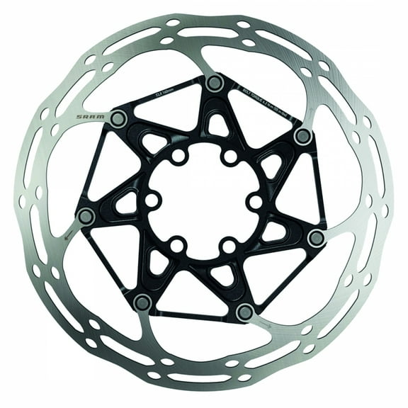 SRAM Centerline X Disc Brake Rotor - 180mm, 6-Bolt, Steel Bolts, Silver/Black