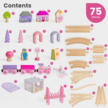 Bigjigs Rail - Fairy Town Train Set