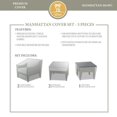 thumbnail image 1 of TK Classics Manhattan 5 Piece All Weather Cover Set 05e in Beige, 1 of 2