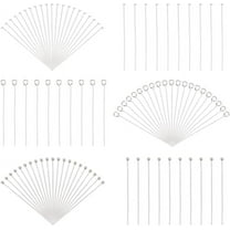 600pcs 2 Inch Head Pins & Eye Pins 304 Stainless Steel 21 Gauge Craft Pins for Jewelry Making