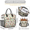 thumbnail image 5 of Pioneer Flower Floral Print Pattern Womens Lunch Box for Work,Insulated Large Lunch Bag,Leakproof Adult Lunch Bag for Work,Beach,Travel,Picnic,Camping, 5 of 6