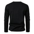 thumbnail image 4 of VJATTWR Men's Long Sleeve Hoodie Shirt, Lightweight French Fabric, Pocket, Casual Comfort L, 4 of 4