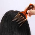 thumbnail image 4 of Peine de corte de pelo, peine de peluquería de jarra de elevación de África sin pelo suave, 4 of 5