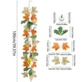 thumbnail image 3 of hengsof Fake Plants Fake Maple Leaf Eucalyptus Garland Party Leaf Christmas Leaf Maple Festival Maple Fall Rattan Hanging Ratta, 3 of 6