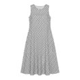 thumbnail image 4 of FRSASU Summer Dresses for Women Flowy Casual Midi Dress Beach Vacation Sundresses with Pockets White, 4 of 4