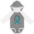 thumbnail image 3 of Inktastic Ovarian Cancer Awareness Ribbon Boys or Girls Long Sleeve Baby Bodysuit, 3 of 5